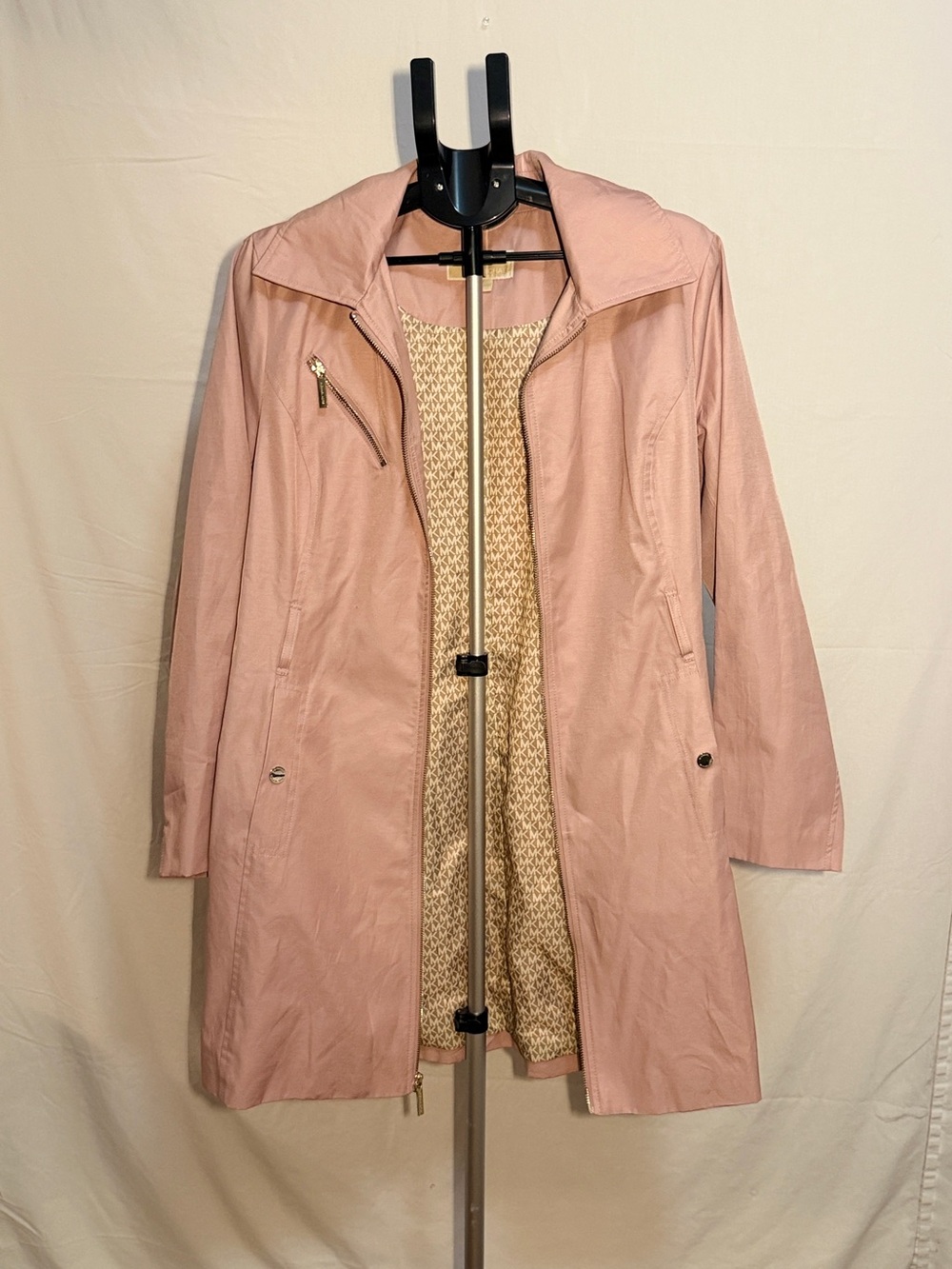 Michael Kors Blush Pink Trench Coat